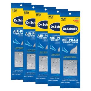 Air-Pillo with Memory Foam Insoles (5 Pack)